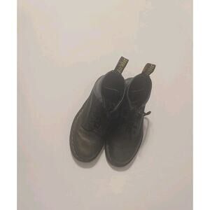 Dr. Martens 1490 AW004 Leather Boots - Black GUC Size EU 37 US 7